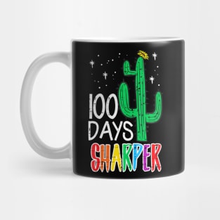 100 Days Cactus 100th Day Of School Teacher Kids Mug